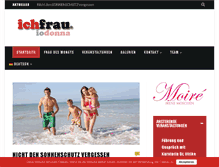 Tablet Screenshot of ichfrau.com